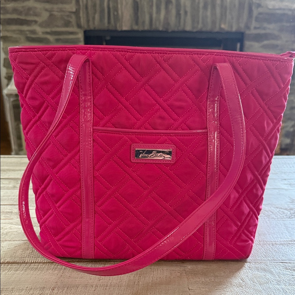 Vera Bradley Fuchsia Quilted Tote
